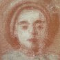 Large Drawing Antique Inspired Watteau Pierrot Pierre Duteurtre Said Dut BM53.1