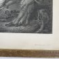 Lithography Antique L Orage engraving paper Nineteenth Century Paris France VS11