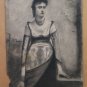 Drawing Antique Portrait Young Lady Artist France Pierre Duteurtre Dut BM53.1
