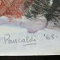 Painting Vintage Technical Mixed landscape Winter Onirico 18 1/8x13 3/8in P14