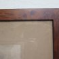 22 3/8x16 1/8in Elegant Frame Wooden Condition With engraving IN Tribute G39