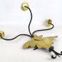 Old Wall Light Three Lights Wrought Iron Handcraft Ligure Ch