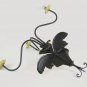 Old Wall Light Three Lights Wrought Iron Handcraft Ligure Ch