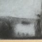 Large Drawing Antique landscape Sketch Studio Pierre Duteurtre Dut BM53.1
