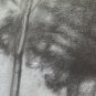 Large Drawing Antique landscape Sketch Studio Pierre Duteurtre Dut BM53.1