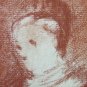 Antique Drawing A Testing With Shapes Female Pierre Duteurtre Dut BM53.1 B