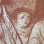 Antique Drawing A Testing With Shapes Female Pierre Duteurtre Dut BM53.1 B