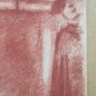 Antique Drawing A Testing With Shapes Female Pierre Duteurtre Dut BM53.1 B