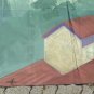 208x490 Antique Scenary Theatrical Painted Hand landscape Sky Blue CL3.10