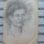 Drawing Antique Portrait Male Studio Sketch Beginning 900 Pencil paper MD10