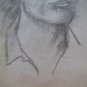 Drawing Antique Portrait Male Studio Sketch Beginning 900 Pencil paper MD10