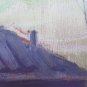 Landscape Countryside till Dawn ) Painting Antique To oil With Certificate p11