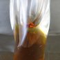 Jar Of Glass Art Vintage Design Czech Republic Glass R121