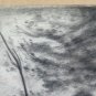 Large Drawing Antique Charcoal View lake Pierre Duteurtre Said Dut BM53.1