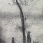 Large Drawing Antique Charcoal View lake Pierre Duteurtre Said Dut BM53.1