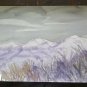Painting Abstract Watercolour On paper With Technical Experimental Frost P14
