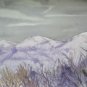 Painting Abstract Watercolour On paper With Technical Experimental Frost P14