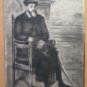 Large Drawing Charcoal Antique Portrait Male Pierre Duteurtre Dut BM53.1