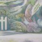 Painting Abstract Floral Signed Pancaldi Painting Technical Of Ice Frost P10