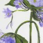 Old Painting Floral Blossom Signed Saba Watercolour On paper X11