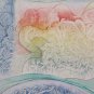 Painting Vintage To Watercolour Abstract Colourful Shapes Painting Signed Ps
