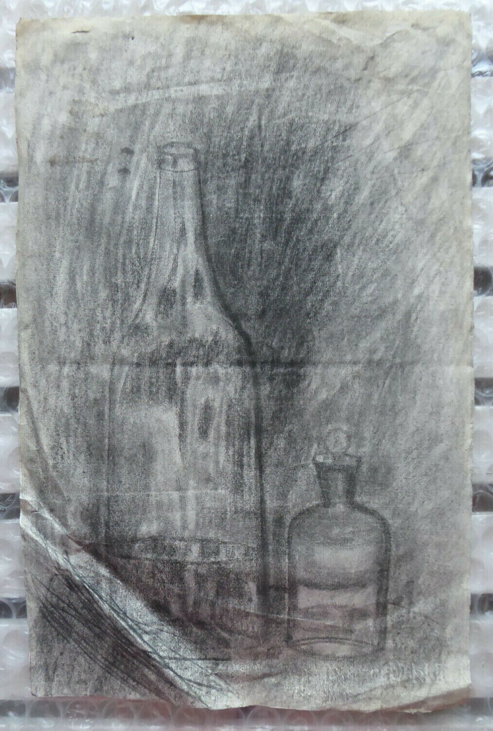 Drawing Antique Inside With Items Studio Sketch Beginning 900 Pencil paper MD10