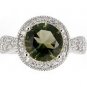 5 PIECE ROUND SMOKEY CZ SET