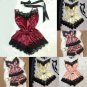 Sexy Lingerie Women Silk Lace Casual Loose Solid Sleeveless Dress
