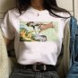 cat van gogh t shirt women art print Oil aesthetic Cute funny tshirt 90s cartoon ulzzang Casual