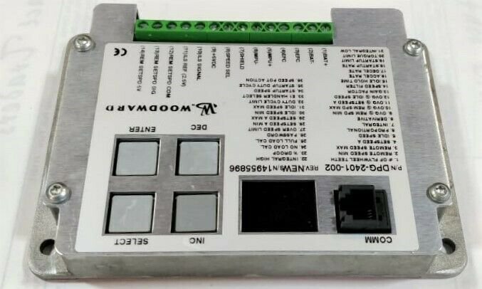 Woodward Speed Conroller Part No -  DPG-2401-002