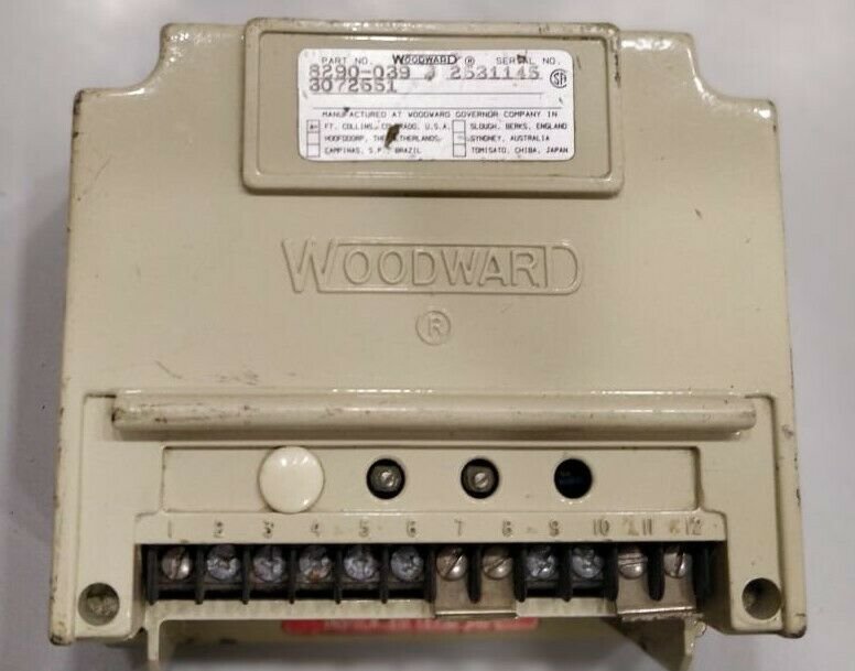 Woodward Electrically Powered Governor Controller Part No - 8290-039