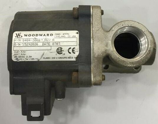 Woodward L-Series ITB 22 mm Trim Valve Process Control Part No - 8404-3002