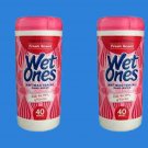 Wet Ones Antibacterial Hand Wipes Canister, Fresh Scent, 2 Ct 80 wipes