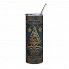 Unique Ancient Jewish Pattern Tumbler - Second Temple Era Collectible Gift