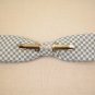 Checkers Anyone- Large Clip On Bow Tie