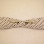 Black and White Polka Dots-Large Clip On Bow Tie
