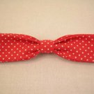 Cherries Jubilee-Large Clip On Bow Tie