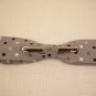 Fifity Shades of Polka Dots- Large Clip On Bow Tie