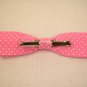 Cotton Candy- Large Clip On Bow Tie