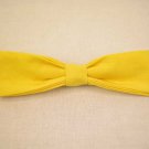 Lemon Sherbert- Large Clip On Bow Tie