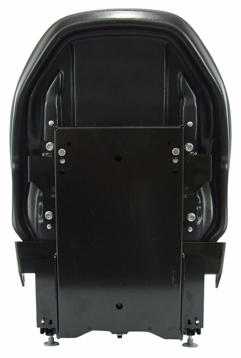 Milsco Brand CR100 Black Vinyl Seat and Suspension for Multiple Machines