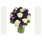 Neysastore 20pc Lisianthus Purple And White Flower Seeds Mix