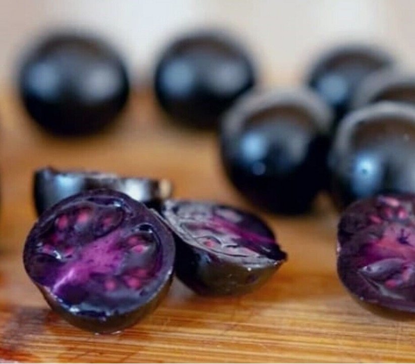 Deep Purple Tomato Edible Vegetable Garden Plant Food 50 seeds