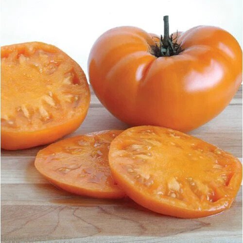 50 Seeds Kelloggs Breakfast Tomato Heirloom Vegetable Tomatoe Edible Flowers Garden