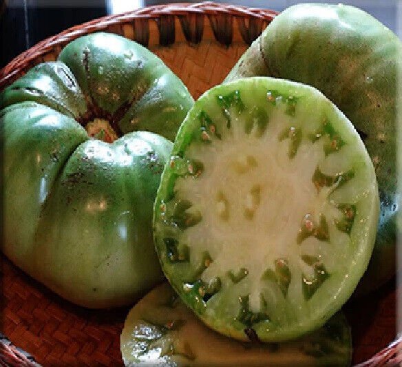 50 Seeds Chefs Choice Green Tomato Juicy Tomatoe Vegetable Flowers Garden
