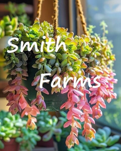 25 Seeds Rainbow Donkeys Tail Succulent Sedum morganianum Cactus Flowers Garden