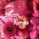 25 Seeds Pink Bell Peppers Sweet Fresh Healthy Flowers Garden