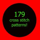179 cross stitch patterns (PDF) – Gift for needlewomen (Pattern Keeper App)