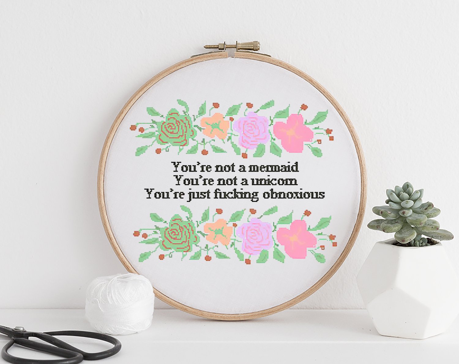 Mature cross stitch &acirc;�� ironic cross stitch, witty cross stitch, subversive xstitch,