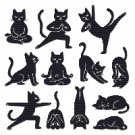Cats doing gymnastics - Cross stitch pattern PDF